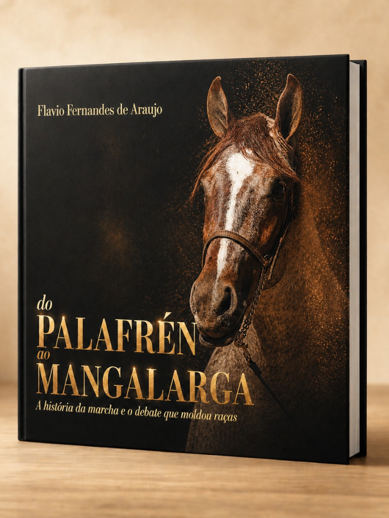 Mockup do Livro Do Palafrén ao Mangalarga